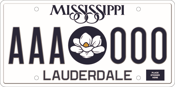 Regular Passenger License Plate Image