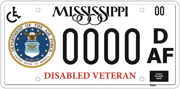 Disabled American Veteran - Air Force