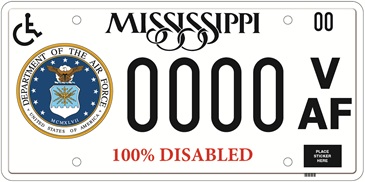 100% Disabled Veteran Air Force