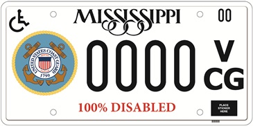 100% Disabled Veteran Coast Guard