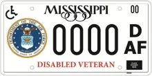 Disabled American Veteran - Air Force