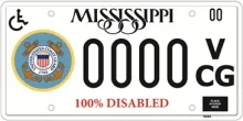 100% Disabled Veteran Coast Guard